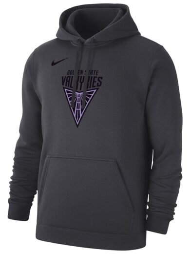 Golden State Valkyries Nike Anthracite Club Fleece Pullover Hoodie