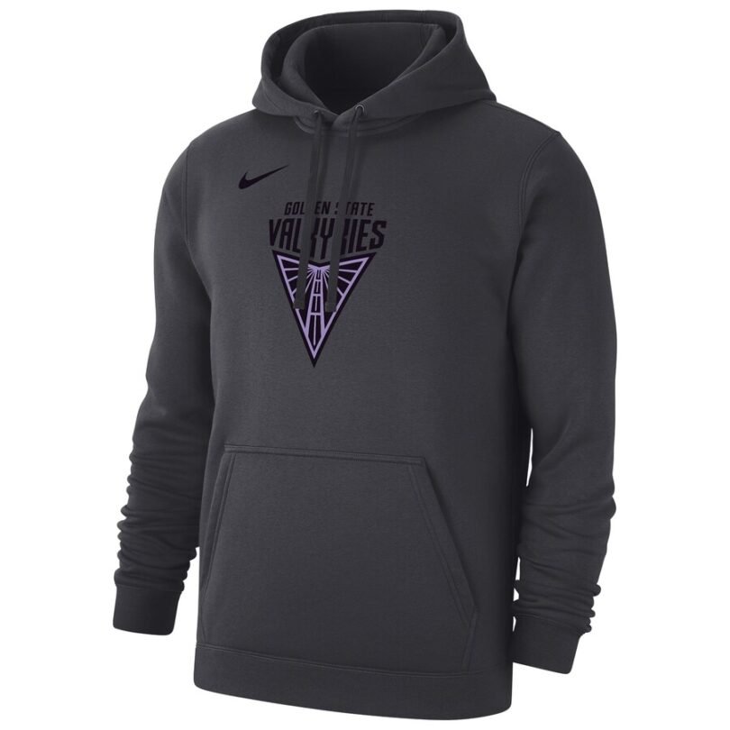 Golden State Valkyries Nike Anthracite Club Fleece Pullover Hoodie