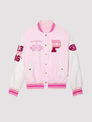 LoveShackFancy x PINK Varsity Jacket