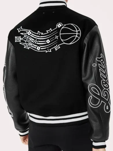 Mens-Louis-Vuitton-X-NBA-Basketball-Black-Jacket