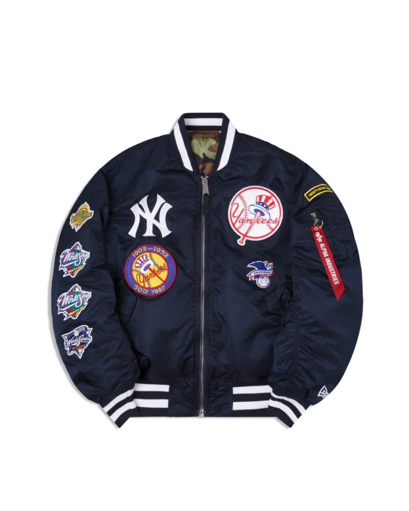 New York Yankees x Alpha Industries x New Era Bomber Jacket - Image 2