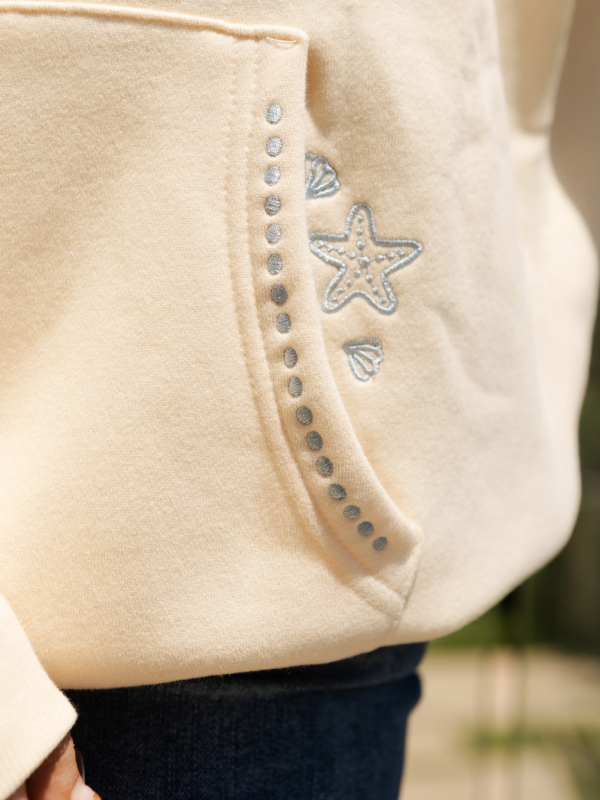 Pink Palm Puff Live in the Moment Hoodie