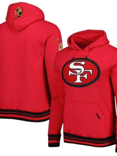 San Francisco 49ers Retro Fleece Pullover Hoodie