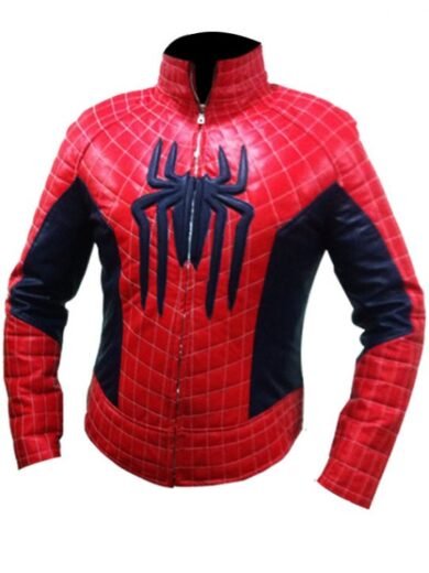 Spiderman Motorcycle Leather Jacket
