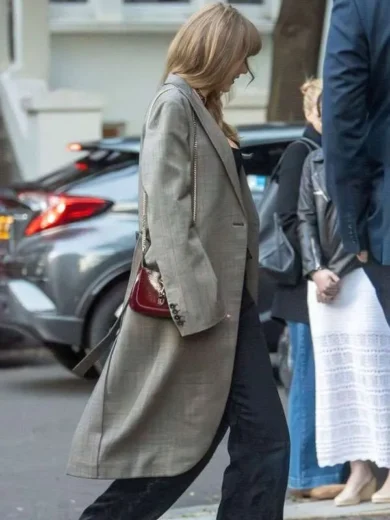 Taylor-Swift-2024-Gray-Grey-Trench-Coat