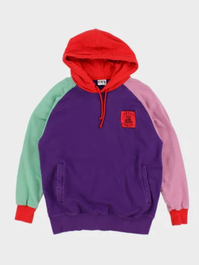 Teddy Fresh Color Block Hoodie
