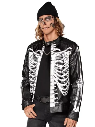 Skeleton Moto Jacket
