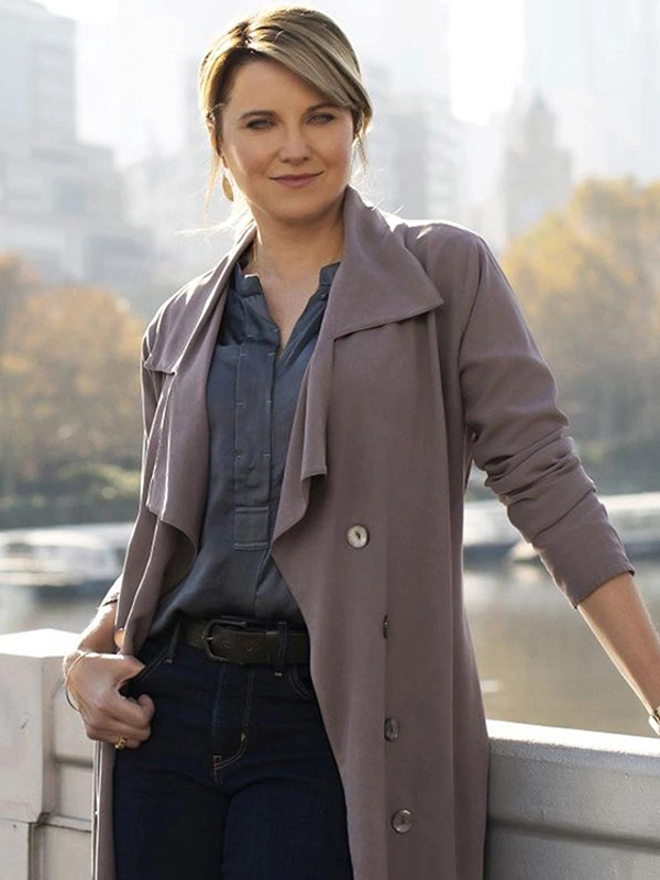 My Life Is Murder Alexa Crowe Trench Coat