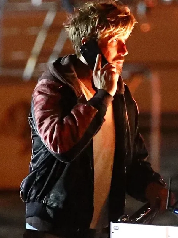 Ryan Gosling The Fall Guy Black Leather Jacket