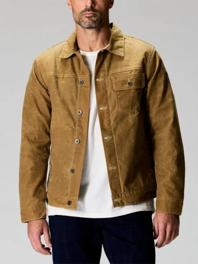 Flint and Tinder Waxed Trucker Jacket