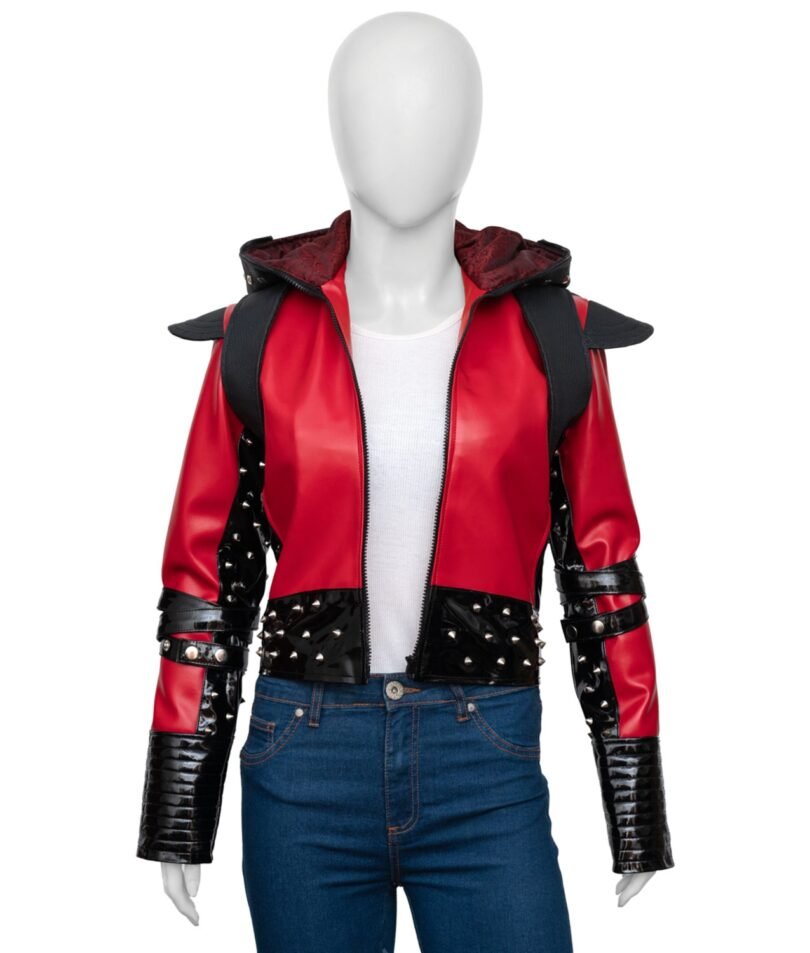 Kylie Cantrall Descendants The Rise Of Red 2024 Studded Leather Jacket