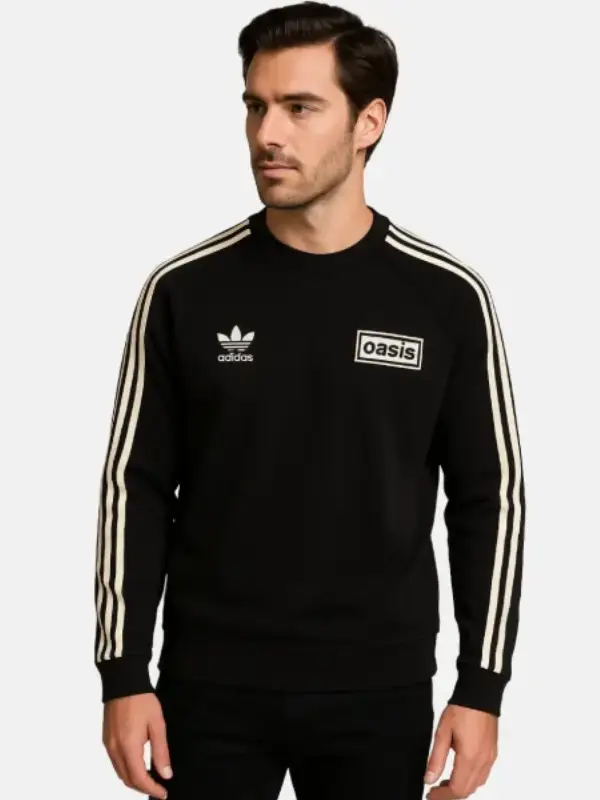 Adidas x Oasis Black Sweatshirt