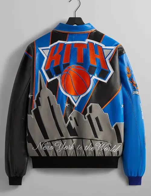Command court-to-street style in the Amar’e Stoudemire Knicks Leather Jacket—premium hide, team pride, and NBA legacy for dedicated New York fans.