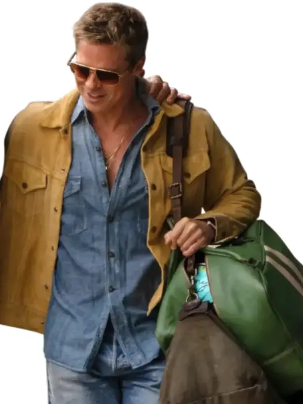 Brad Pitt F1 Suede Jacket