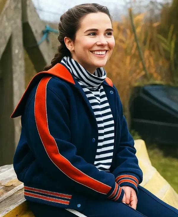 Such Brave Girls S02 Lizzie Davidson Blue Varsity Jacket