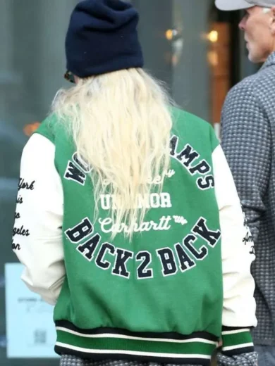 Gigi Hadid Carhartt Varsity Jacket