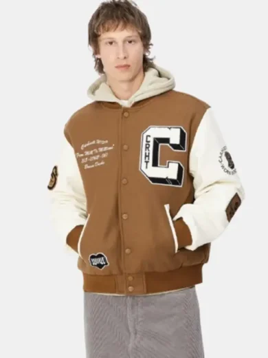 Carhartt WIP Brown Ducks Bomber Jacket