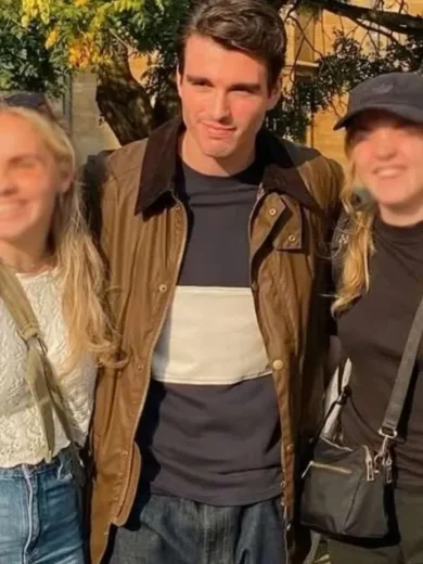 Corey Mylchreest My Oxford Year 2025 Brown Jacket