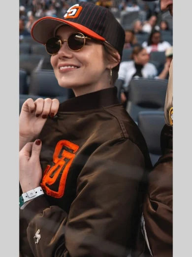 Emma Stone Padres Jacket