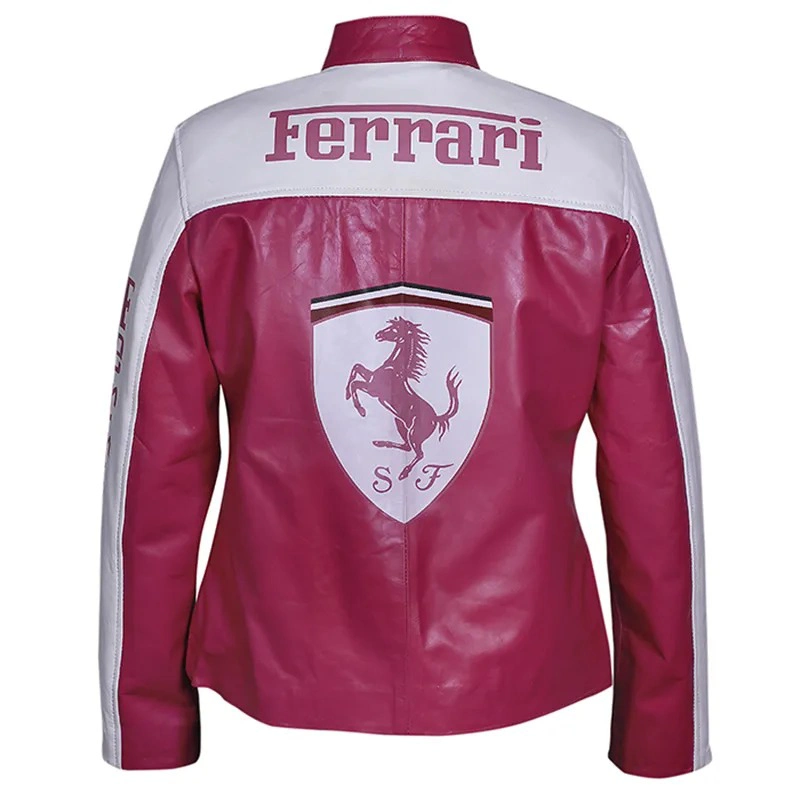 Ferrari Pink Jacket back