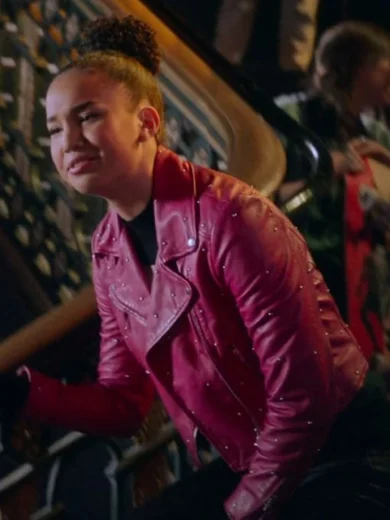 The Musical Gina Studded Pink Jacket