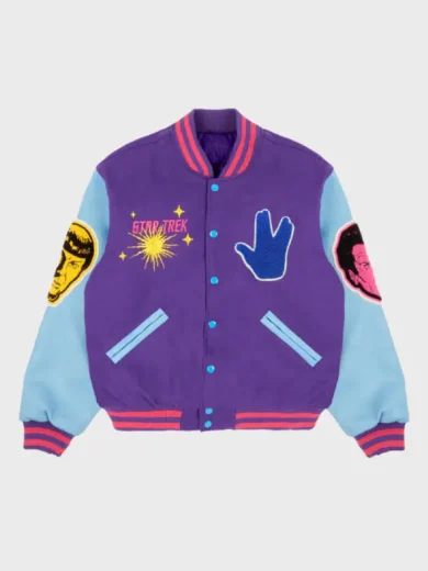 Kid Cudi Star Trek Light Year Varsity Jacket