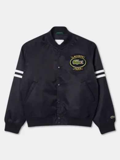 Lacoste Vintage Patch Varsity Jacket