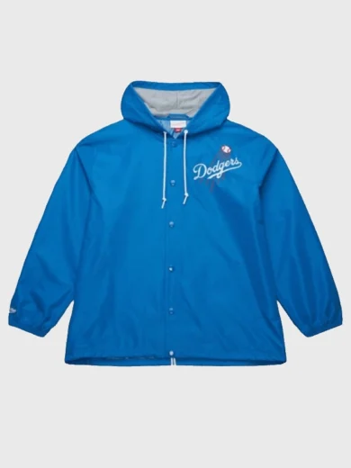 Los Angeles Dodgers Coaches Hooded Windbreaker Jacket
