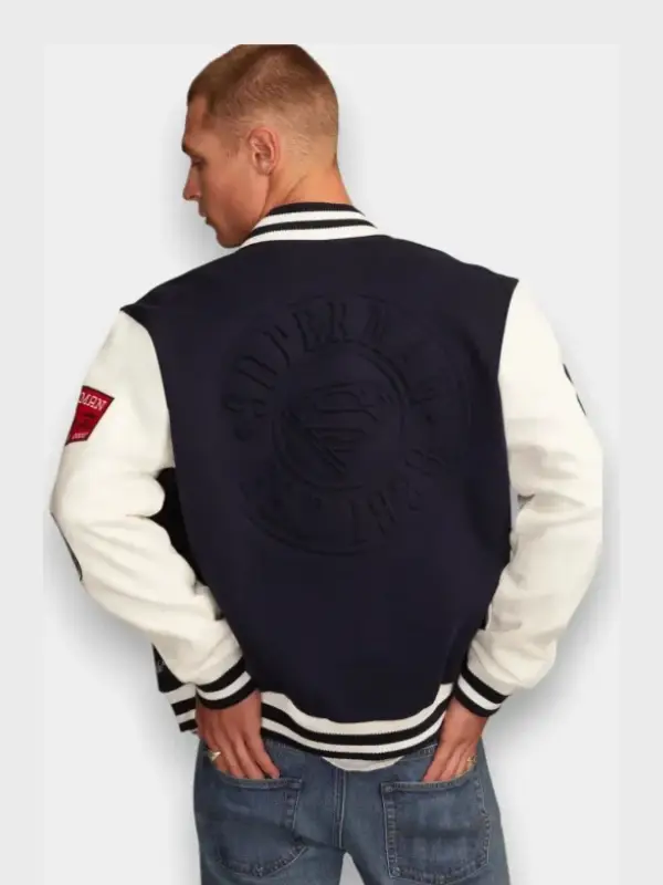 Superman x Lucky Brand Varsity Jacket