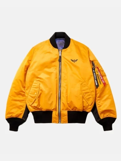 Bumblebee Transformers Reversible Bomber Jacket