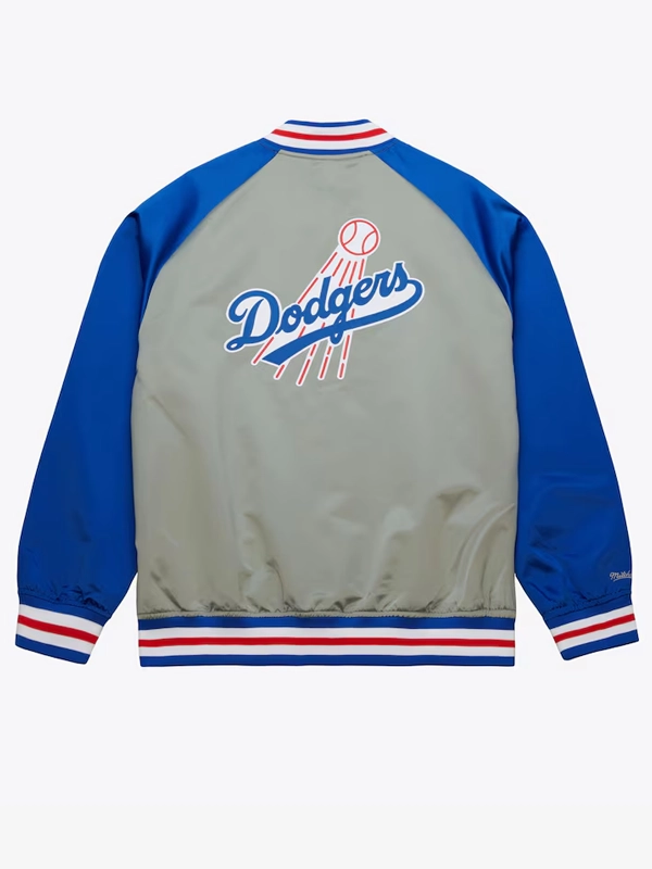 Los Angeles Dodgers Double Clutch Satin Raglan Jacket