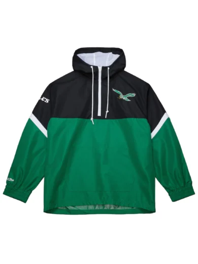 Philadelphia Eagles Tie Breaker Anorak Half-Zip Jacket