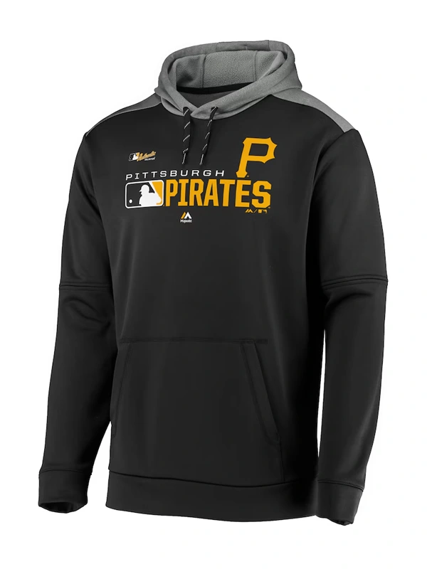 Pittsburgh Pirates Majestic Black Hoodie
