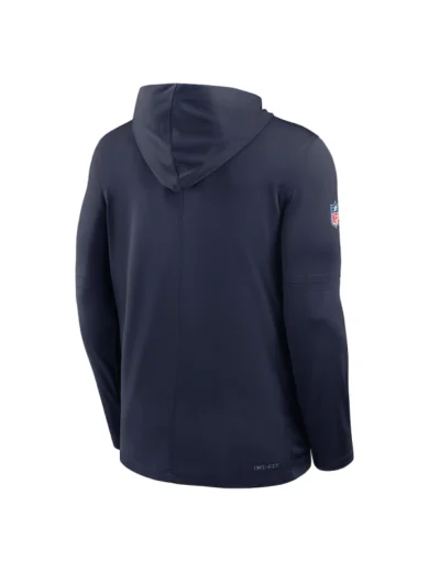 Seattle Seahawks Sideline Performance Long Sleeve Hoodie T-Shirt