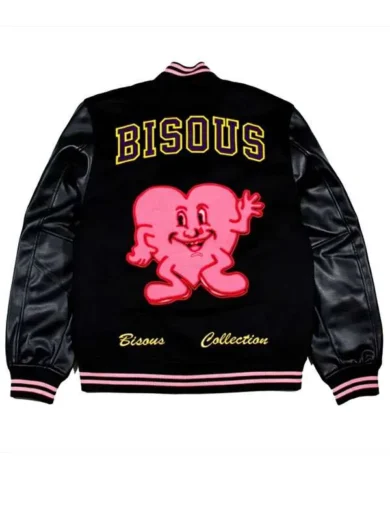 Leo Reich Too Much Black Varsity Jacket
