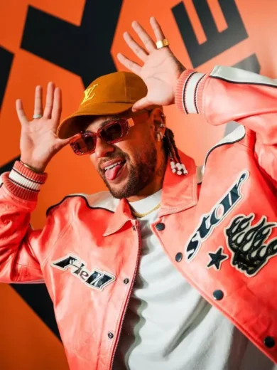 Neymar Hellstar Avirex Leather Jacket