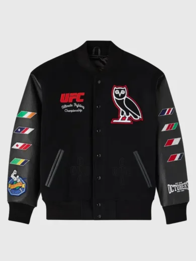 OVO x UFC Championship Varsity Jacket