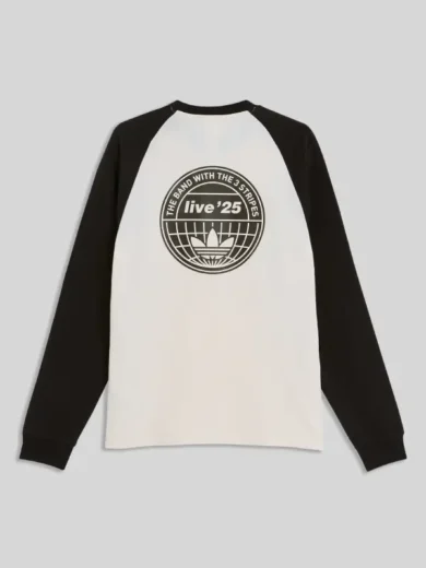 Adidas x Oasis Tour 3-Stripes Long Sleeves T-shirt