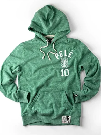 Pel’ Brasil 10 Green Hoodie