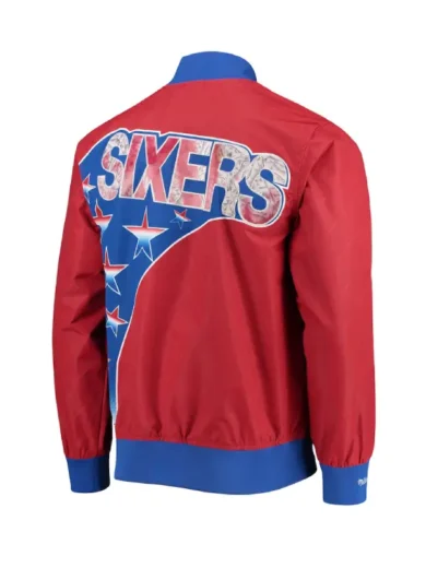 Mitchell & Ness Philadelphia 76ers Warm-Up Jacket