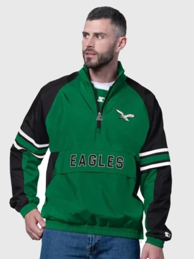 Philadelphia Eagles Starter Prospect Half-Zip Jacket