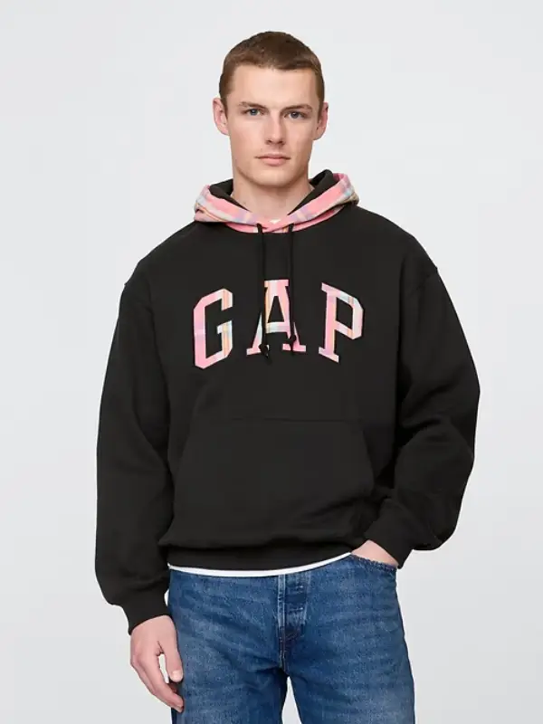 Gap Plaid Hoodie