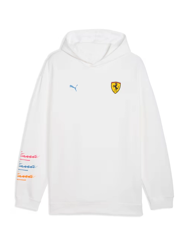 Scuderia Ferrari Puma Special Edition Miami Hoodie – White
