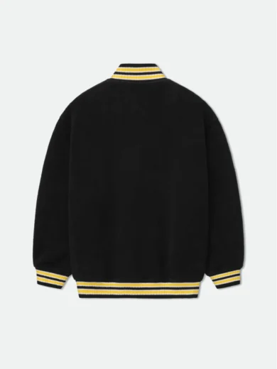 Rhude Quarter-Zip Pullover Varsity Jacket