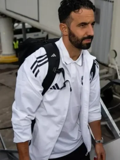 Ruben Amorim Manchester United White Jacket