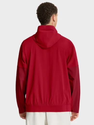 San Francisco 49ers Sideline Anorak Half-Zip Hoodie Jacket