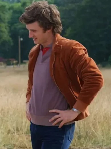 Steve Harrington Stranger Things S05 Brown Jacket