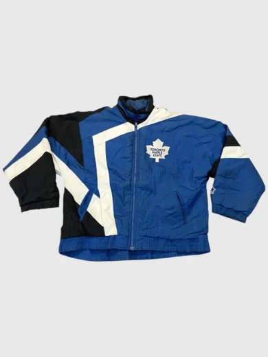 Hailey Bieber Toronto Maple Leafs Starter Jacket