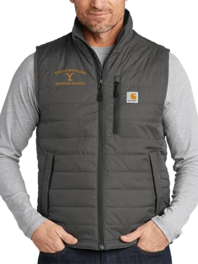 Yellowstone Dutton Ranch Logo Carhartt Vest