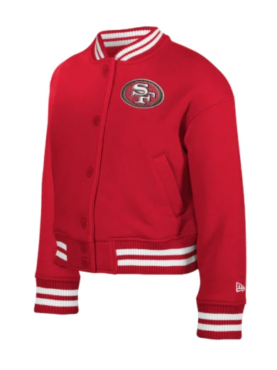 Youth New Era San Francisco 49ers Chenille Applique Jacket